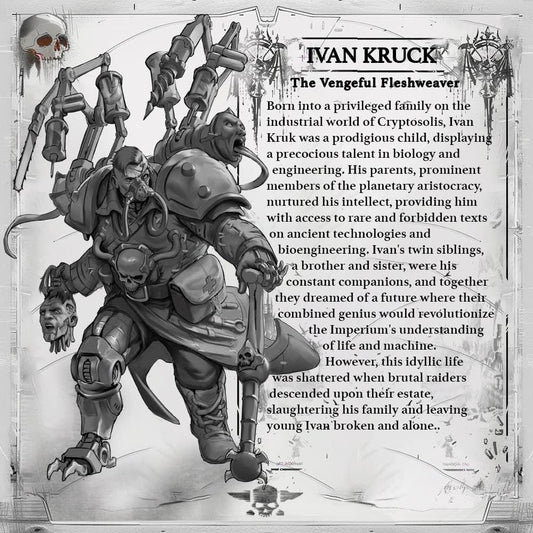 Ivan Kruck, Modular Sci-Fi Marine warriors by STATIONFORGE, Grimdark Wargames Proxy