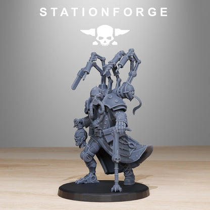Ivan Kruck, Modular Sci-Fi Marine warriors by STATIONFORGE, Grimdark Wargames Proxy