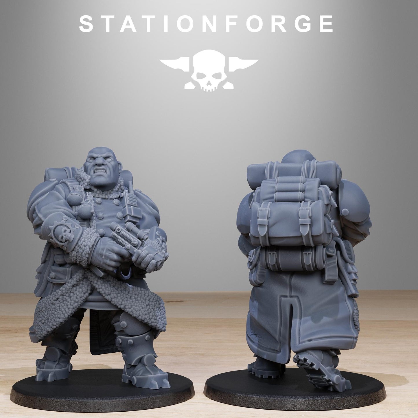 GrimGuard Frostwatch Mutants, Imperial Guard Proxy, Sci-Fi Wargames Miniatures by STATIONFORGE