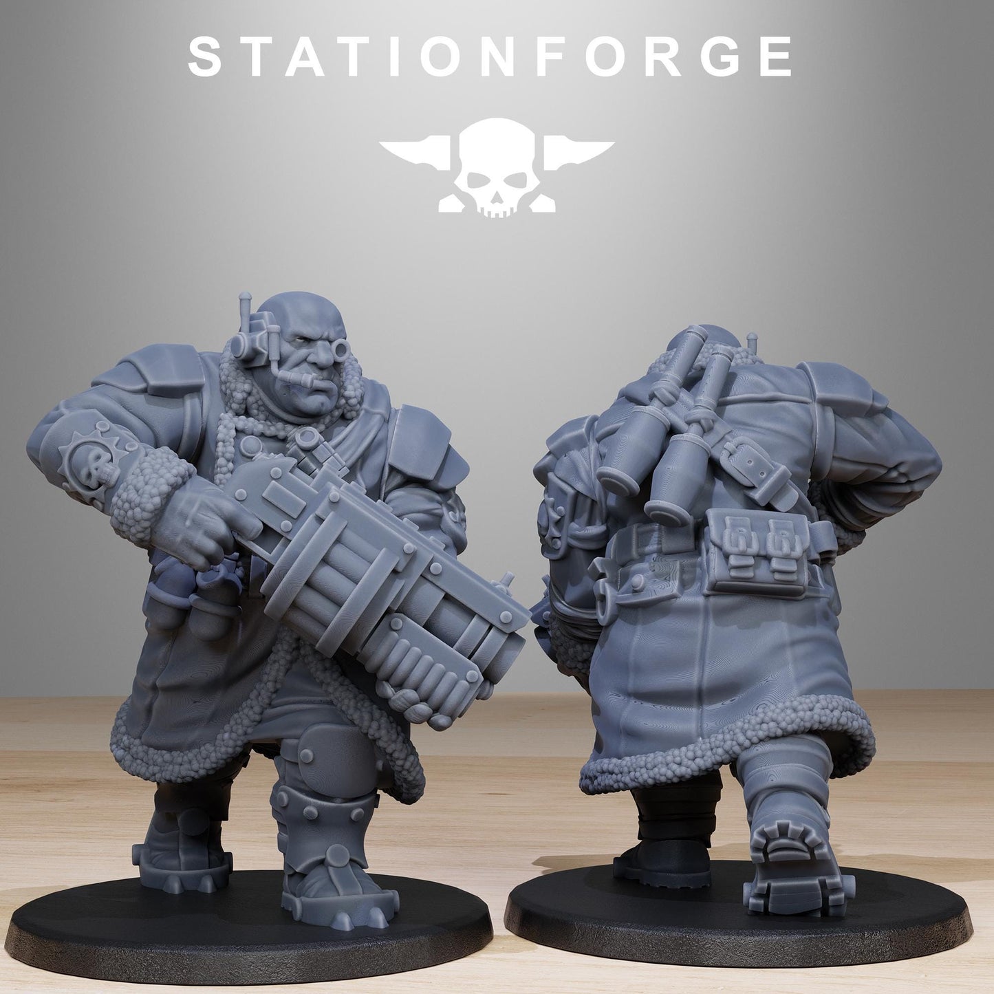 GrimGuard Frostwatch Mutants, Imperial Guard Proxy, Sci-Fi Wargames Miniatures by STATIONFORGE