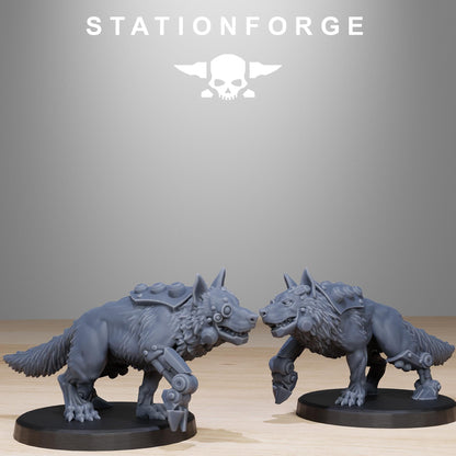 GrimGuard Enforcers, Death Korps Proxy, Sci-Fi Wargames Miniatures by STATIONFORGE