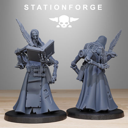 GrimCorp Mercenaries, Death Korps Proxy, Sci-Fi Wargames Miniatures by STATIONFORGE