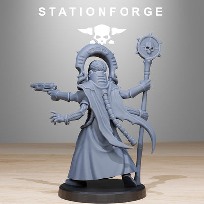 Corrupted Gladiator, Chaos Worshipper Sci-Fi Wargames Miniatures by STATIONFORGE, Corrupted Imperial Guard