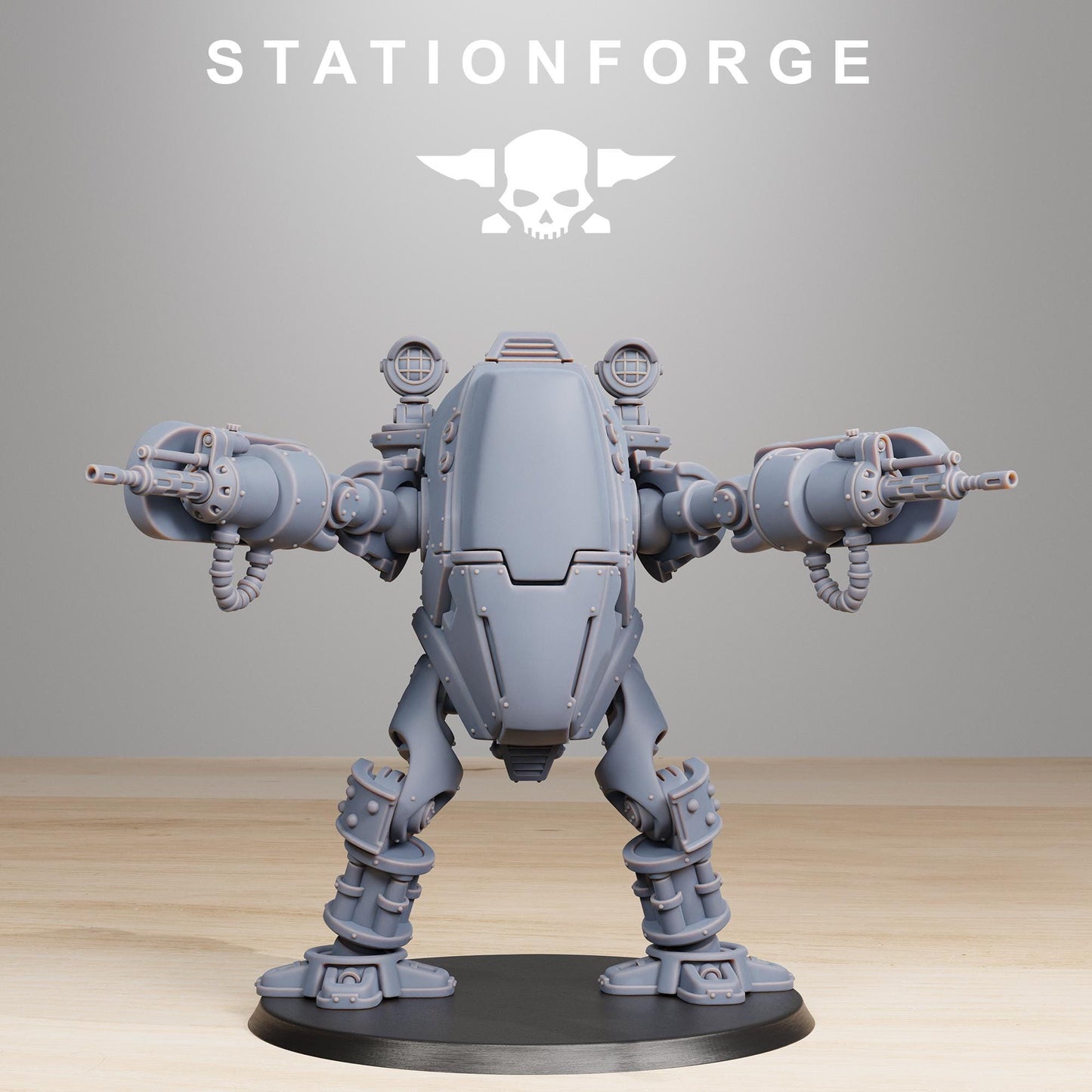 Scavenger Clankers, Mechanical Robot Infantry, Sci-Fi Wargames Miniatures by STATIONFORGE