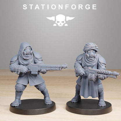 GrimGuard Scorchers, Death Korps Proxy, Sci-Fi Wargames Miniatures by STATIONFORGE
