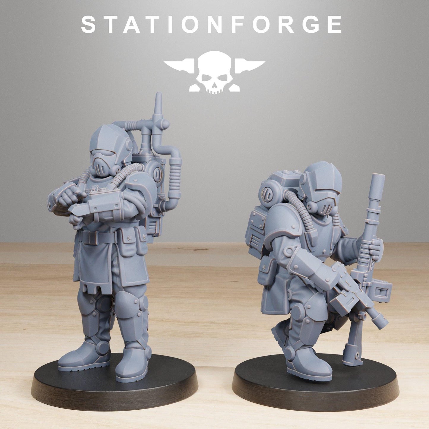 RoyalGuard Infantry 2 Modular Set Miniatures by STATIONFORGE,  Imperial guard infantry regiment