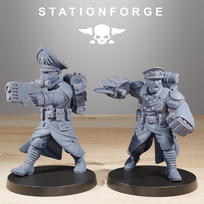 GrimGuard Builder Kit, Death Korps Proxy, Sci-Fi Wargames Miniatures by STATIONFORGE