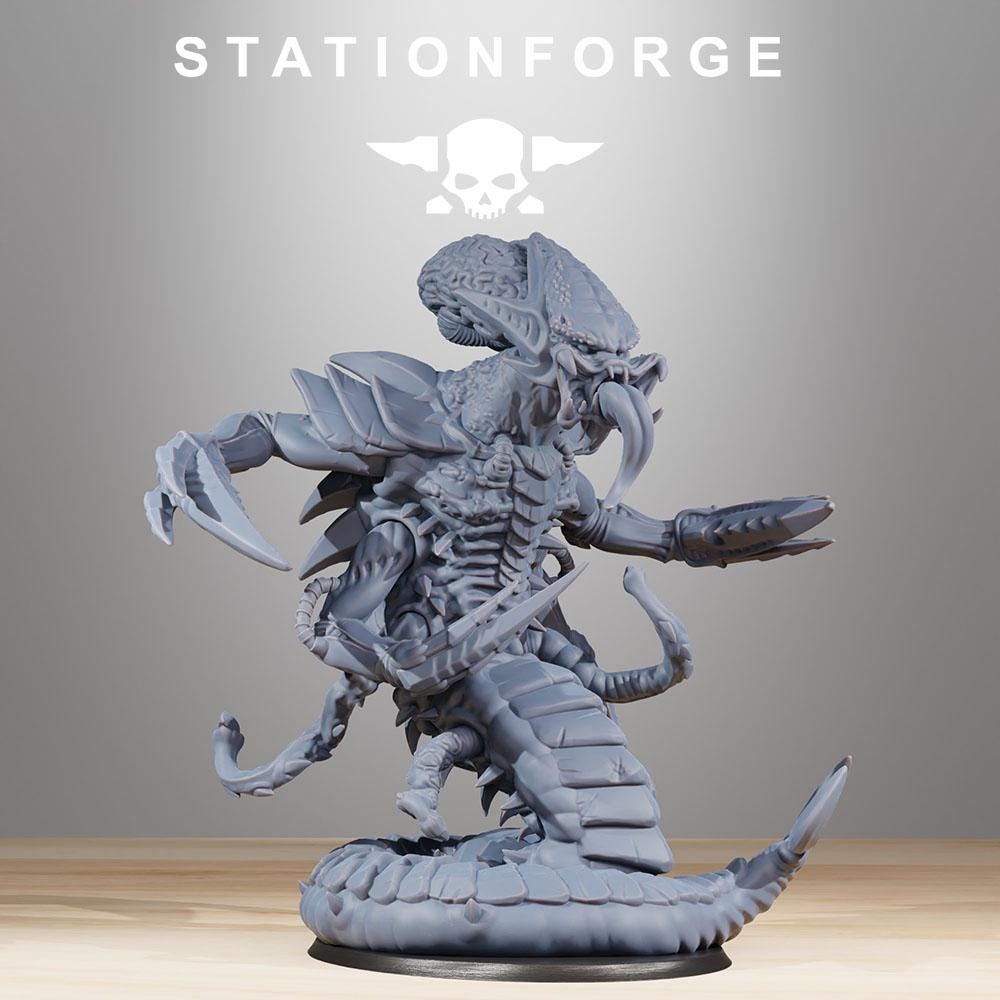 Xenarid Brainiac - Xenarid Alien Bugs -  Sci-Fi Grimdark Bug aliens by STATIONFORGE