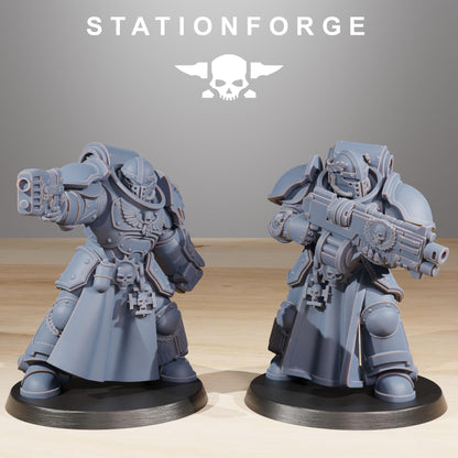 Socratis Elites, Modular Sci-Fi Marine warriors by STATIONFORGE, Grimdark Wargames Proxy