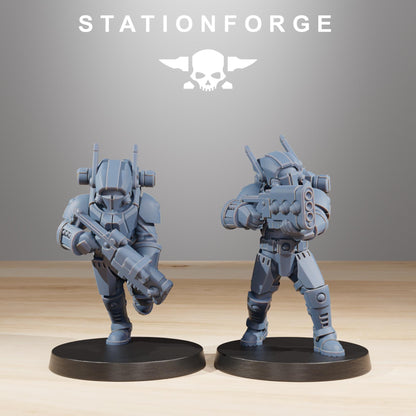 Tarion Clone Infantry, Communitarian Alien Infantry, Sci-Fi Wargames Miniatures by STATIONFORGE