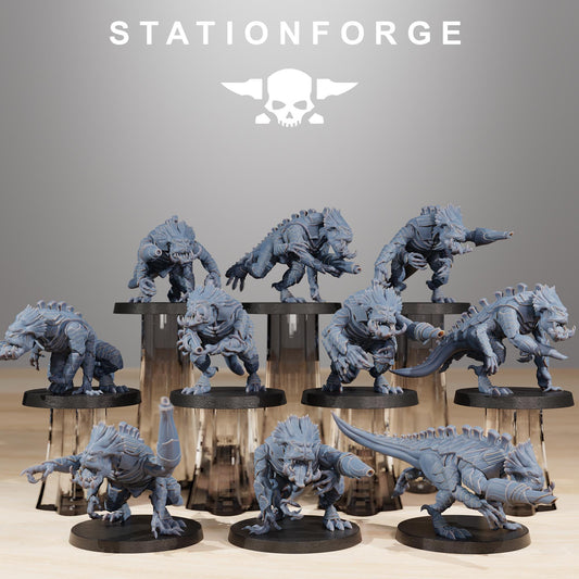 Xenarid Infantry - Xenarid Alien Bugs - Sci-Fi Grimdark Bug aliens by STATIONFORGE