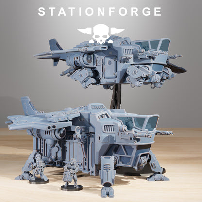 Scavenger Cutlass, Space Techno-bots, modular Sci-Fi warriors by STATIONFORGE, Sci-Fi Wargames Cyber-themed Grimdark miniatures