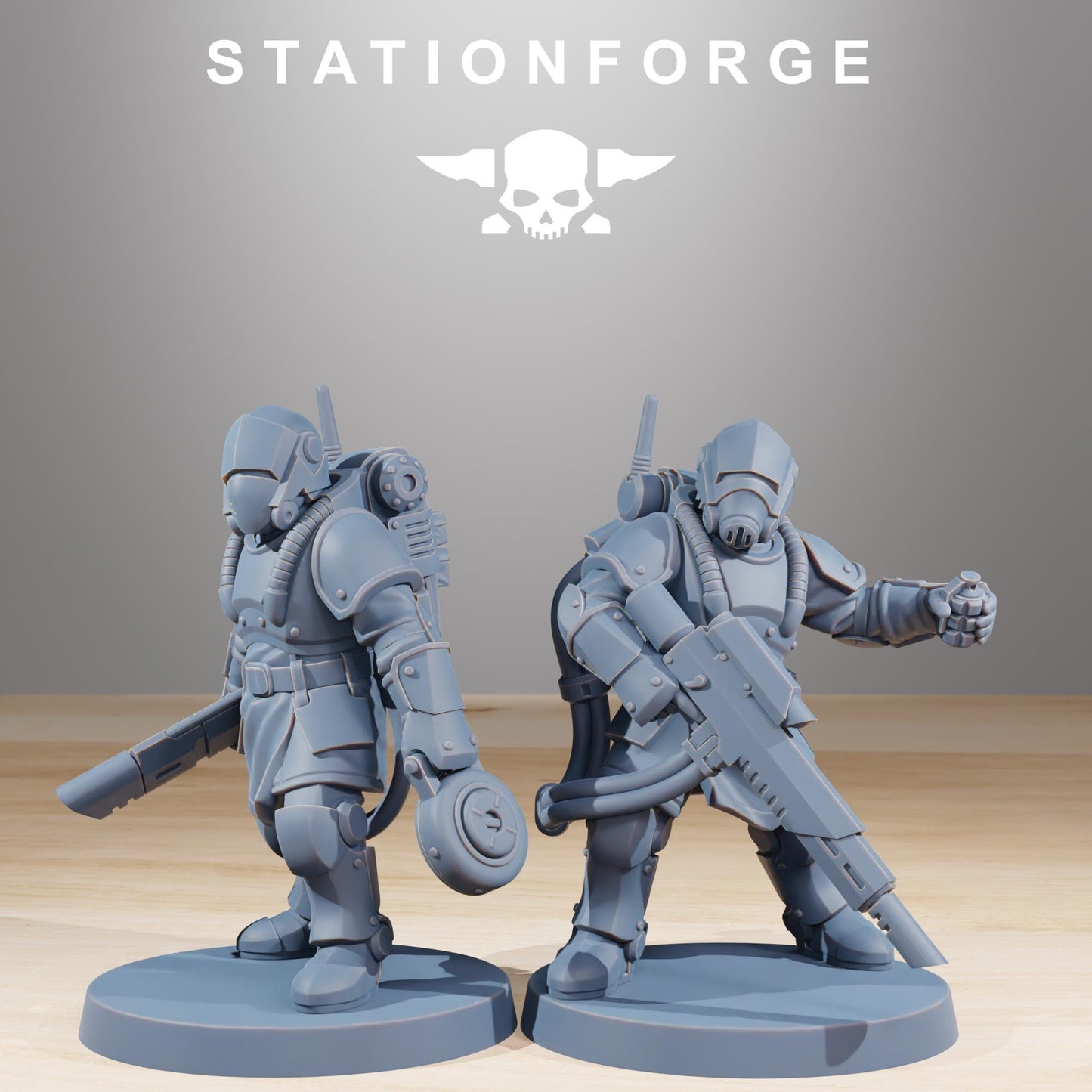RoyalGuard Commandos Miniatures by STATIONFORGE,  Imperial guard infantry regiment