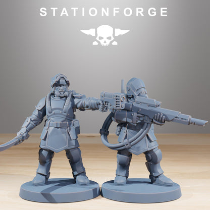 RoyalGuard Commandos Miniatures by STATIONFORGE,  Imperial guard infantry regiment