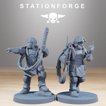 RoyalGuard Commandos Miniatures by STATIONFORGE,  Imperial guard infantry regiment
