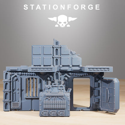 Scavenger Factory Terrain by STATIONFORGE,  Trench Warfare Terrain, Perfect for Wargames