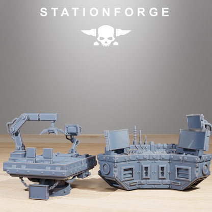 Scavenger Factory Terrain by STATIONFORGE,  Trench Warfare Terrain, Perfect for Wargames