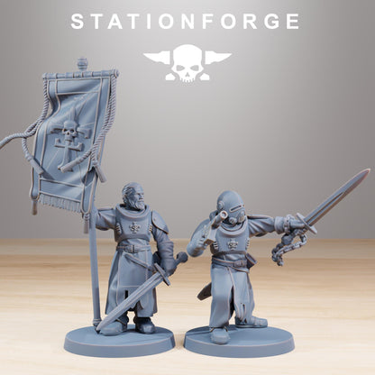 RoyalGuard Templars Modular Set Miniatures by STATIONFORGE,  Imperial guard infantry regiment