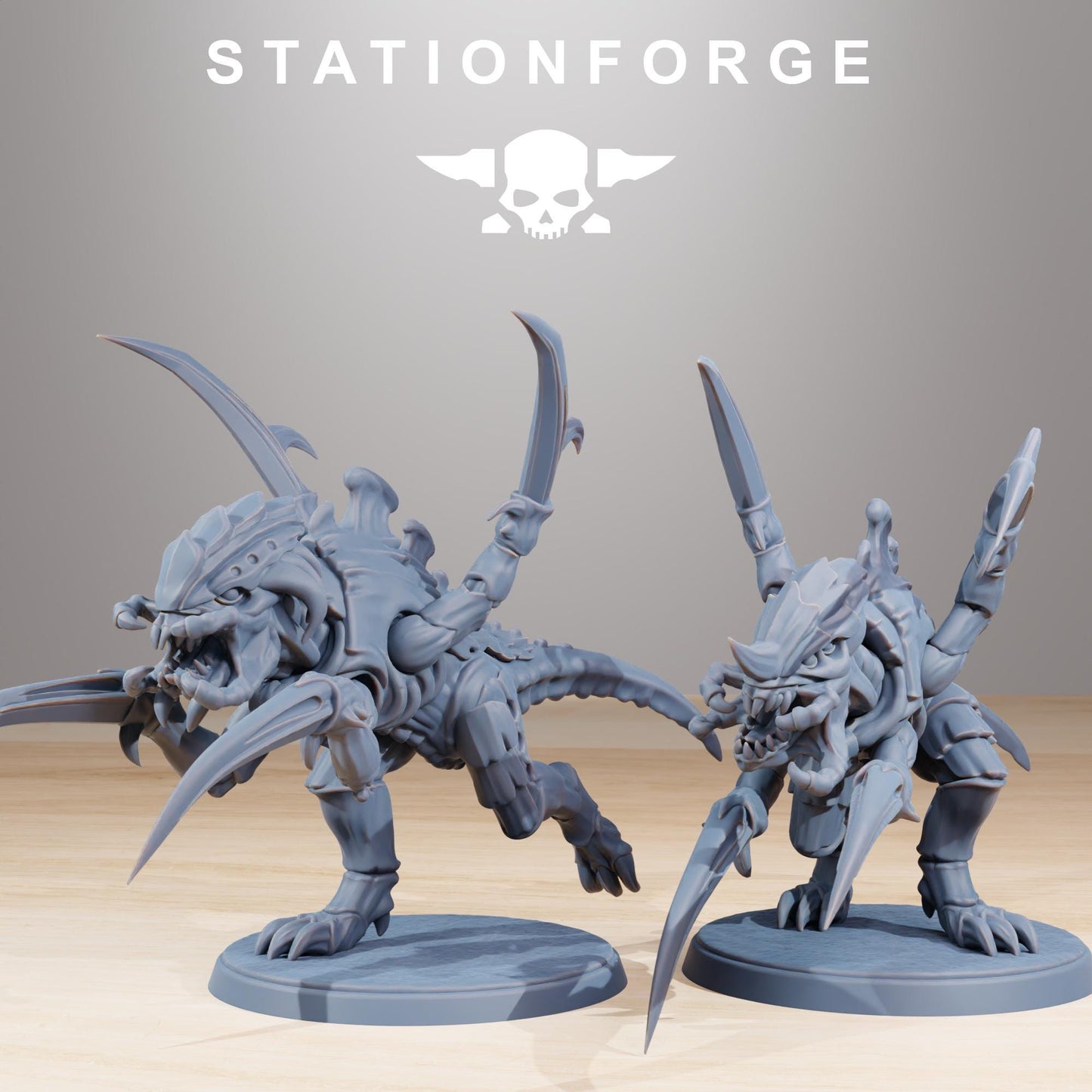 Xenarid Infantry Melee Unit - Xenarid Alien Bugs -  Sci-Fi Grimdark Bug aliens by STATIONFORGE