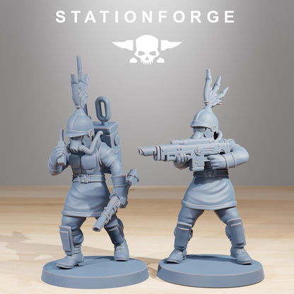 GrimGuard Aquilastra Miniatures by STATIONFORGE,  Imperial guard infantry regiment