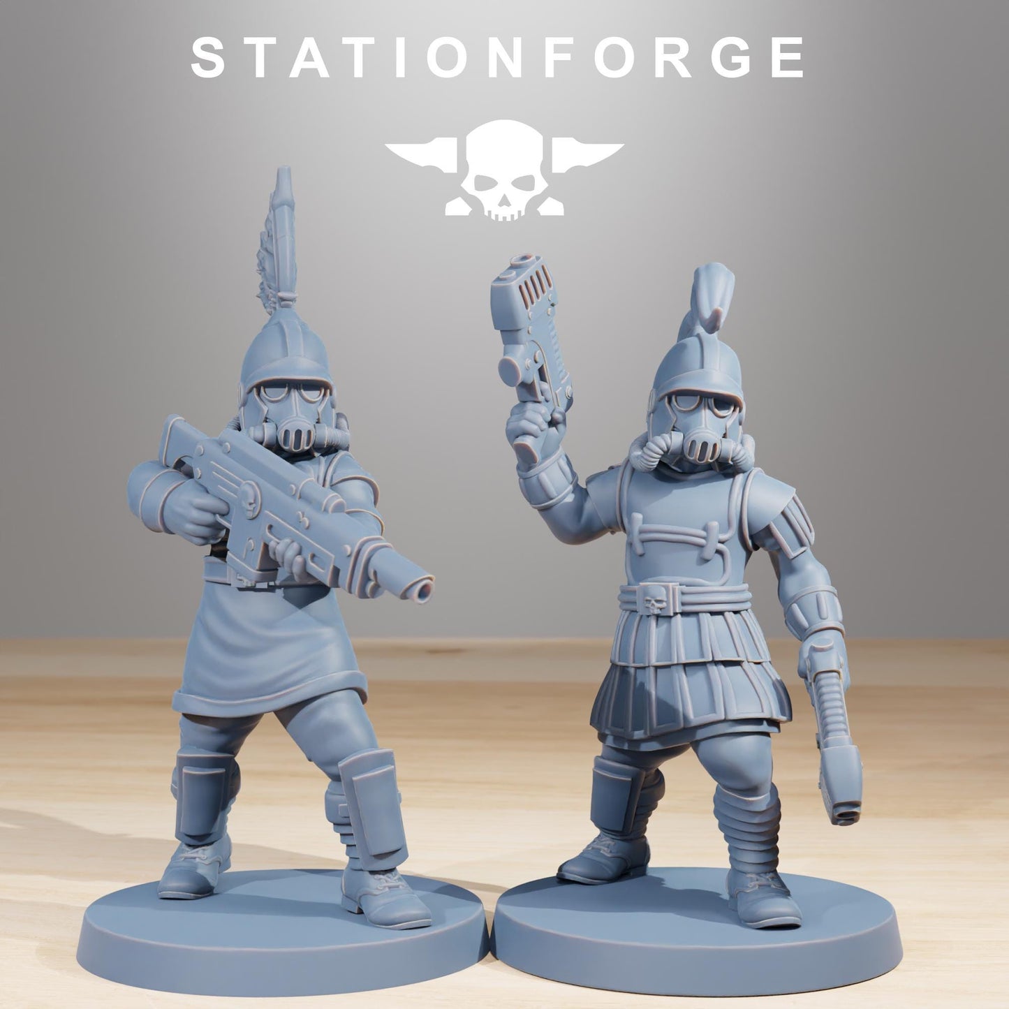 GrimGuard Aquilastra Miniatures by STATIONFORGE,  Imperial guard infantry regiment