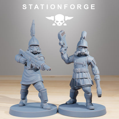 GrimGuard Aquilastra Miniatures by STATIONFORGE,  Imperial guard infantry regiment