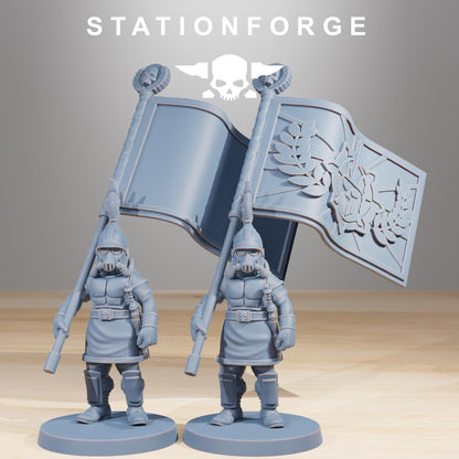 GrimGuard Aquilastra Miniatures by STATIONFORGE,  Imperial guard infantry regiment