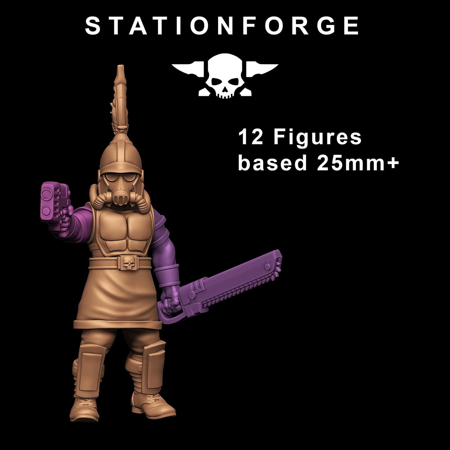 GrimGuard Aquilastra Miniatures by STATIONFORGE,  Imperial guard infantry regiment