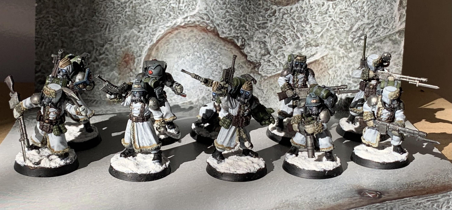 GrimGuard Frostwatch, Death Korps Proxy, Sci-Fi Wargames Miniatures by STATIONFORGE