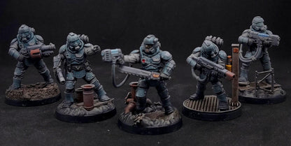 Vaskar Commandos, Death Korps Proxy, Sci-Fi Wargames Miniatures by STATIONFORGE