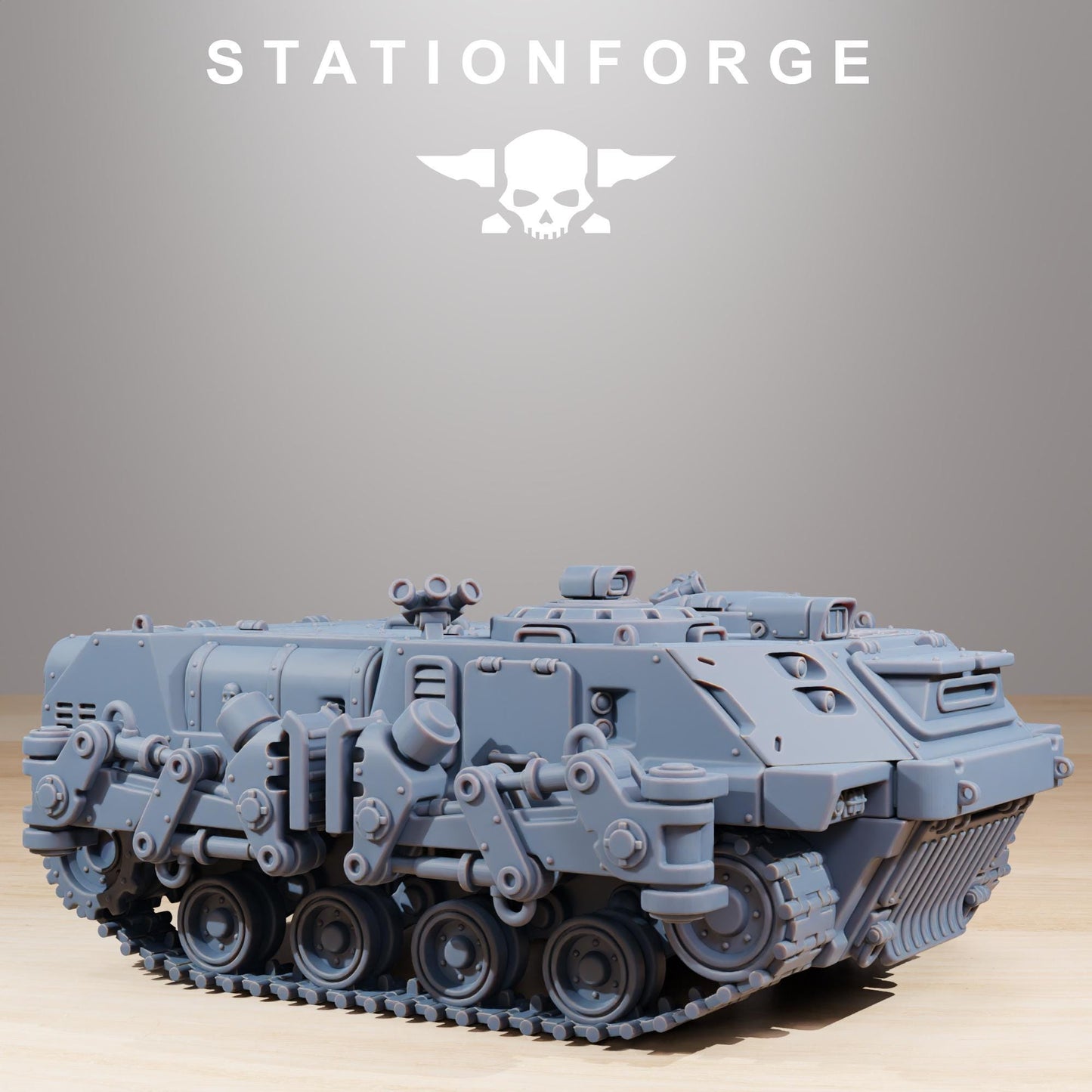 Socratis Predator Tank - Socratis Marines  - Futuristic Marine Army, Sci-Fi Space Scout Vehicle by STATIONFORGE