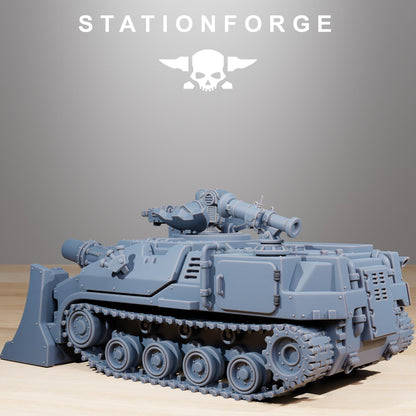 Socratis Vanguard Tank - Socratis Marines  - Futuristic Marine Army, Sci-Fi Space Scout Vehicle by STATIONFORGE