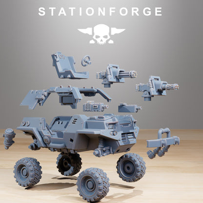 Socratis Stormrider - Socratis Marines  - Futuristic Marine Army, Sci-Fi Space Scout Vehicle by STATIONFORGE