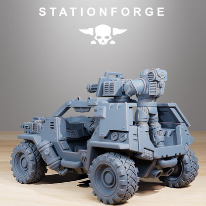 Socratis Stormrider - Socratis Marines  - Futuristic Marine Army, Sci-Fi Space Scout Vehicle by STATIONFORGE