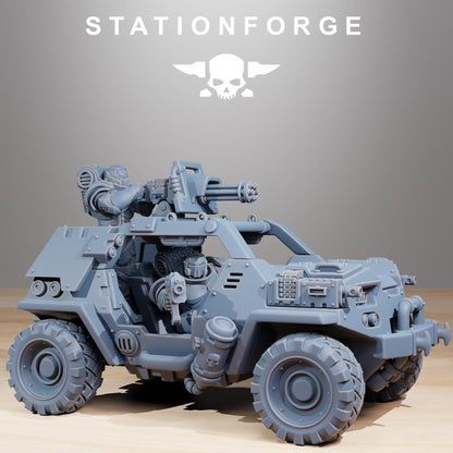Socratis Stormrider - Socratis Marines  - Futuristic Marine Army, Sci-Fi Space Scout Vehicle by STATIONFORGE