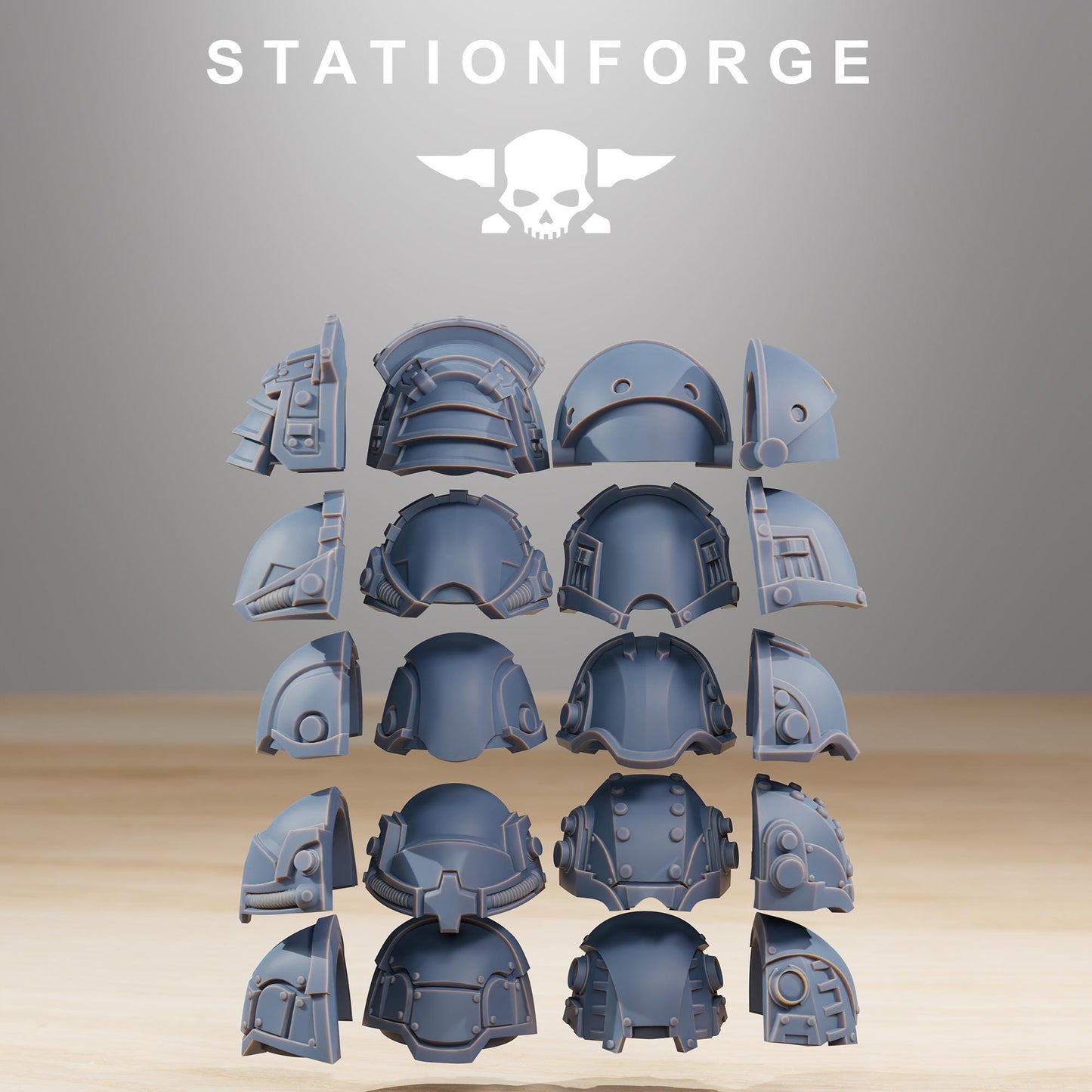 Socratis Vanguard, Modular Sci-Fi Marine warriors by STATIONFORGE, Grimdark Wargames Proxy