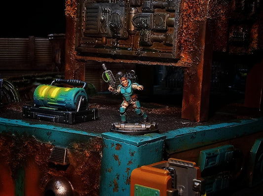 Vaskar Infantry Builder Kit, Death Korps Proxy, Sci-Fi Wargames Miniatures by STATIONFORGE