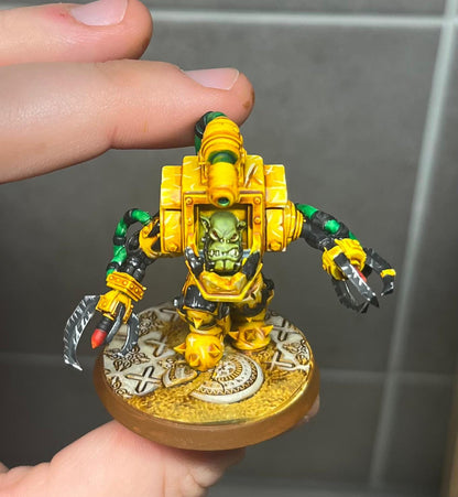 Orkaz Steelbrutes, Space-Faring Orkish Menace Sculpted by STATIONFORGE, Grimdark Compatible, Sci-Fi Wargame Scale