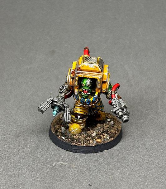 Orkaz Steelbrutes, Space-Faring Orkish Menace Sculpted by STATIONFORGE, Grimdark Compatible, Sci-Fi Wargame Scale