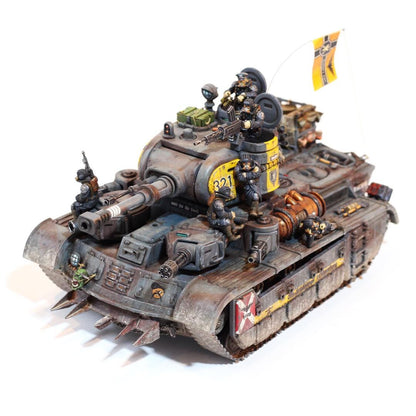 GrimGuard Heavy Battle Tank - GrimGuard Heavy Tank, Sci-Fi Space Guard Soldiers by STATIONFORGE
