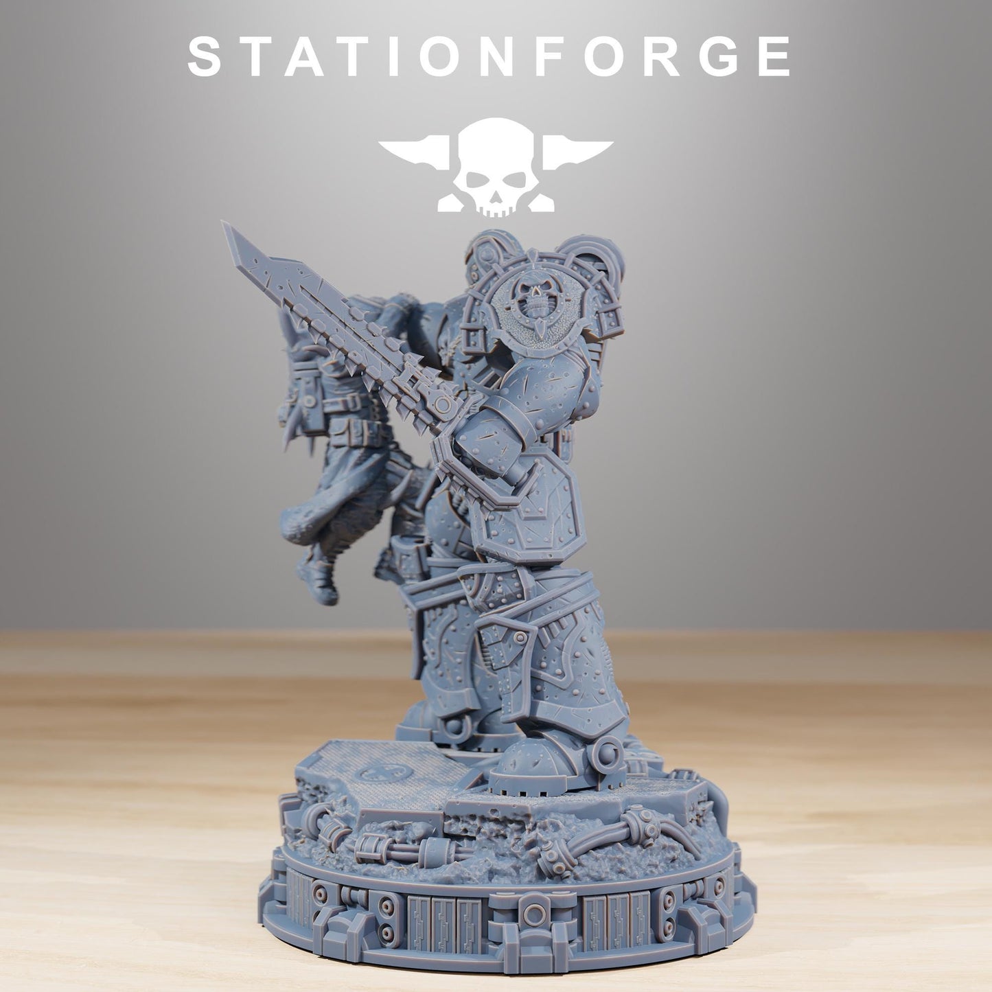 Socratis Collectible, Modular Sci-Fi Marine warriors by STATIONFORGE, Grimdark Wargames Proxy