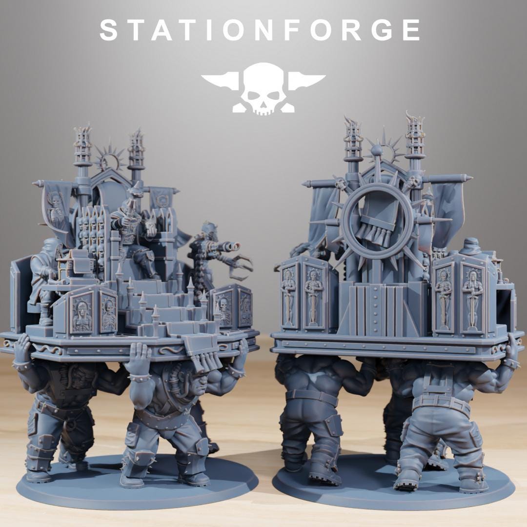 RoyalGuard Royals, Death Korps Proxy, Sci-Fi Wargames Miniatures by STATIONFORGE