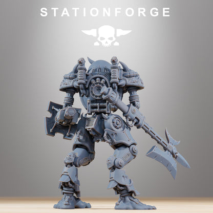 Pythonicus Armageddon, Modular Sci-Fi Titanic Warbot by STATIONFORGE, Grimdark Wargames Proxy