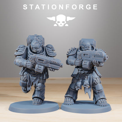 Socratis Doom Reapers, Modular Sci-Fi Marine warriors by STATIONFORGE, Grimdark Wargames Proxy