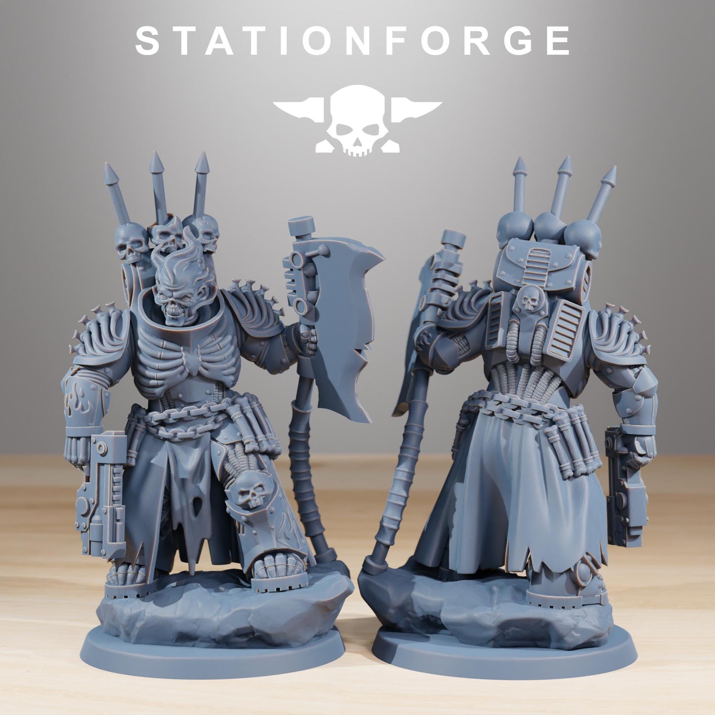 Socratis Doom Reapers, Modular Sci-Fi Marine warriors by STATIONFORGE, Grimdark Wargames Proxy