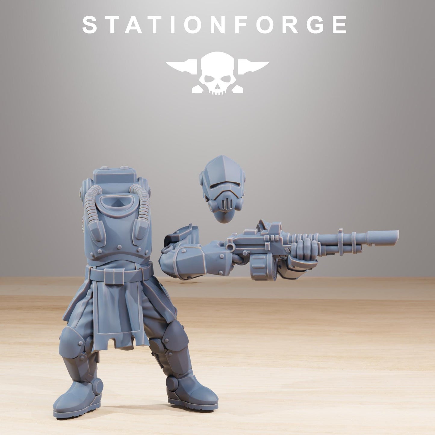 RoyalGuard Infantry Modular Set Miniatures by STATIONFORGE,  Imperial guard infantry regiment