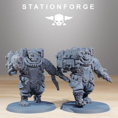 Frontliners Heavy Support, Imperial Guard Proxy, Sci-Fi Wargames Miniatures by STATIONFORGE