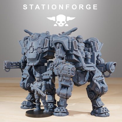 Vaskar Warmech, Death Korps Proxy, Sci-Fi Wargames Miniatures by STATIONFORGE