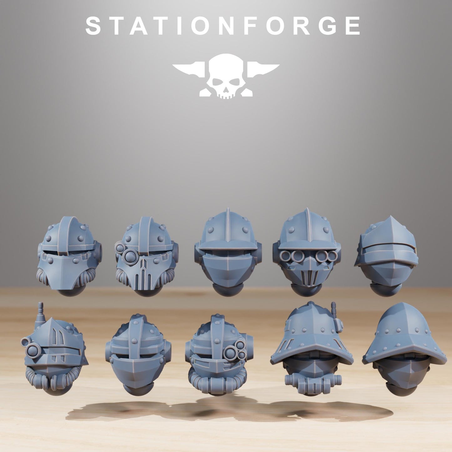 Frontliners Infantry, Space Techno-bots, modular Sci-Fi warriors by STATIONFORGE, Sci-Fi Wargames Cyber-themed Grimdark miniatures