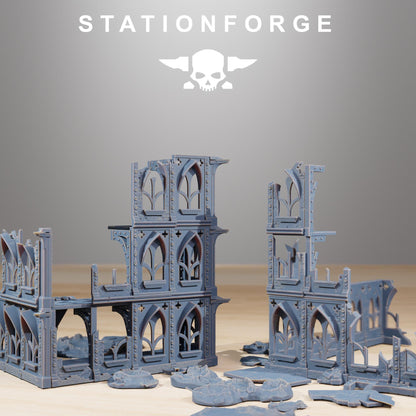 StationForge Resin Wargame Terrain, Trench Warfare
